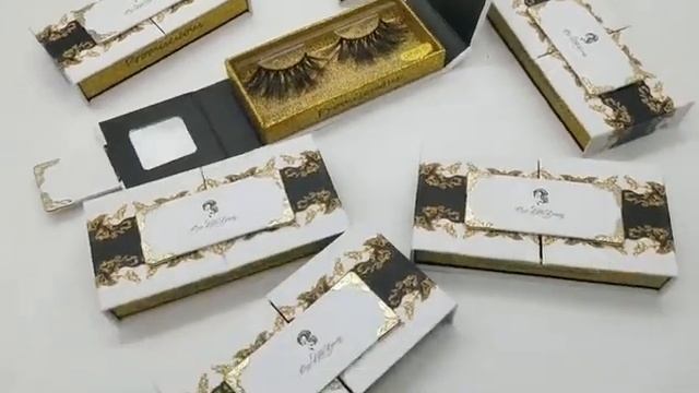 Сделайте свой собственный бренд на заказ упаковка ресниц с вашим логотипом коробка роскошный черный смотреть онлайн