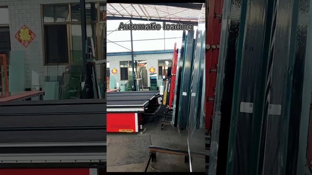 HUASHIL3826glass cutting machine #glasscuttingmachine #glassloading смотреть онлайн