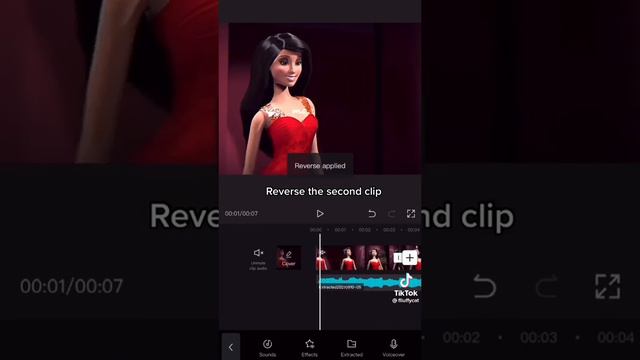 How to do the reverse edit with CapCut. Viral TikTok video смотреть онлайн