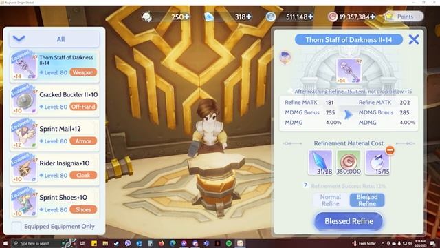 MY REFINING JOURNEY | SECRET TECHNIQUE | RAGNAROK ORIGIN GLOBAL смотреть онлайн