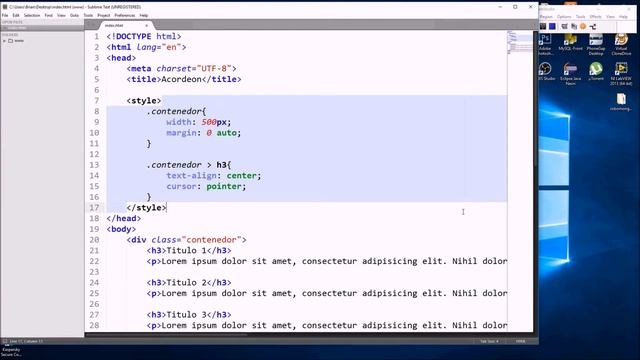 Como Hacer Un Acordeón Simple - jQuery смотреть онлайн