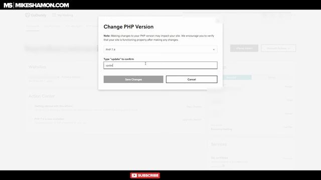 Change GoDaddy WordPress PHP Version смотреть онлайн