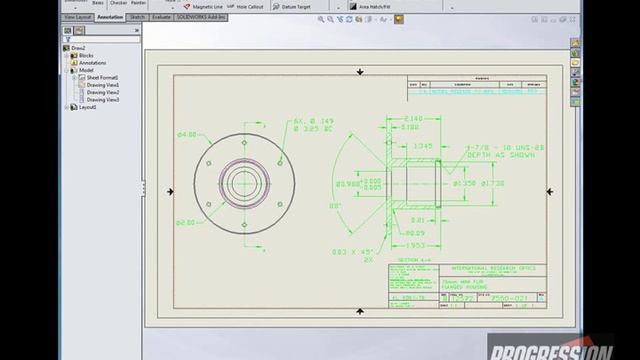 Importing an AutoCAD File into SolidWorks смотреть онлайн