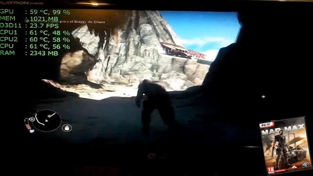 BENCHMARCK / CORE 2 QUAD- 3 GB de RAM-NVIDIA GT 730 2 GB : :Mad Max pc смотреть онлайн