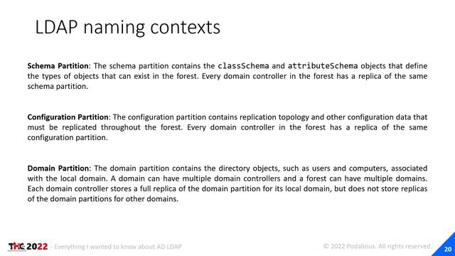 THCon 2022 - Everything I wanted to know about #ActiveDirectory LDAP (EN) смотреть онлайн