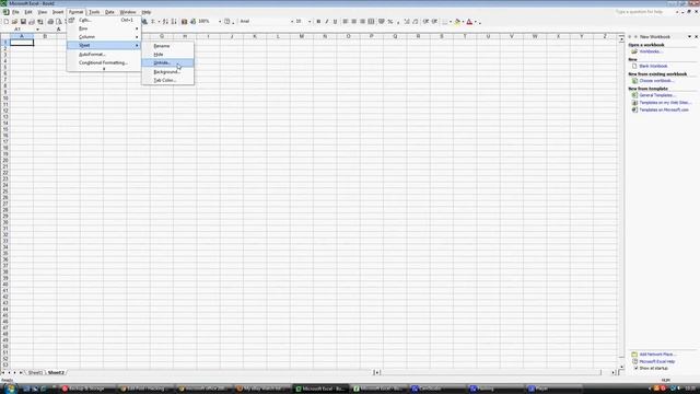 unhide sheet in excel 2003 смотреть онлайн