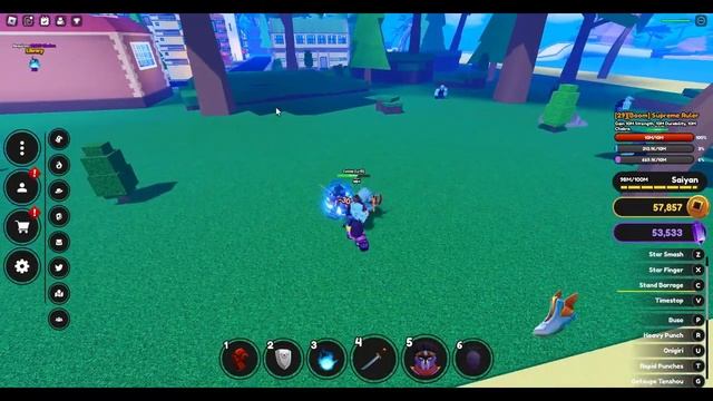 Anime Fighting Simulator X : Unlocked The 1.1% Star Platinum Stand | Roblox смотреть онлайн