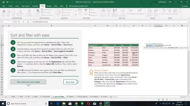 Basics of Excel | Excel Tutorials | Part 9 | VLookup Function Duplicates Remove смотреть онлайн