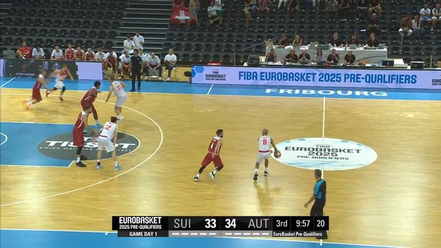 Switzerland V Austria | Full Basketball Game | FIBA EuroBasket 2025 Pre-Qualifiers