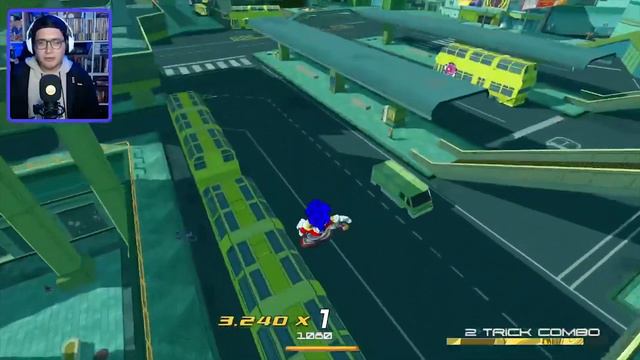 METÍ A SONIC EN BOMB RUSH CYBERFUNK смотреть онлайн