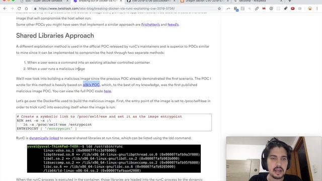RunCescape - Docker Attack on Host CVE-2019-5736 смотреть онлайн