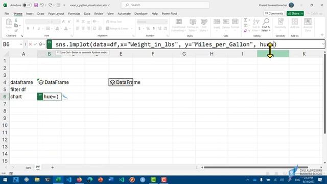 Python in Excel: ยกระดับกราฟด้วย seaborn พร้อมเทคนิคการทำ interactive chart смотреть онлайн