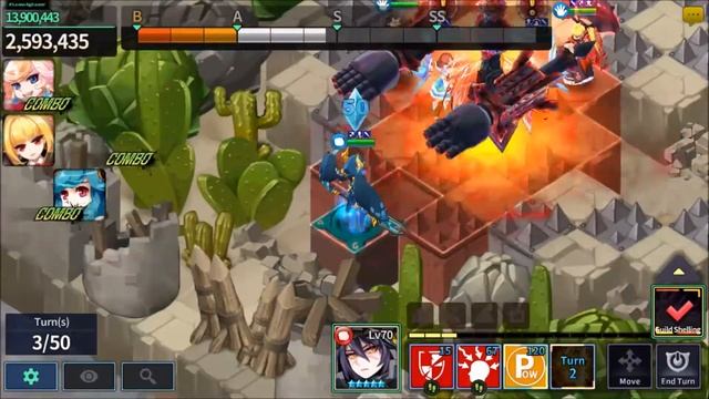 Fantasy War Tactics R - Saturday Guild Raid attempt #1 with Thanatos, double Celes!!! смотреть онлайн