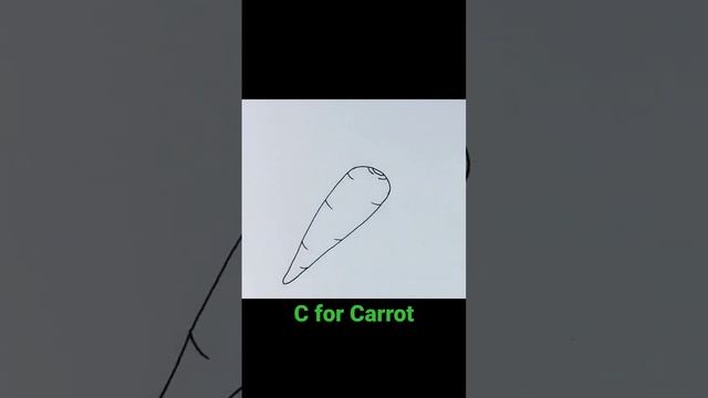 C for Carrot drawing смотреть онлайн