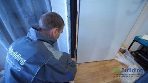 Монтаж двери с телескопической коробкой