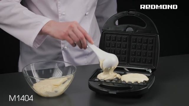 Бутербродница REDMOND RSM-M1404 система «3 в 1» - бутерброды вафли гриль! смотреть онлайн