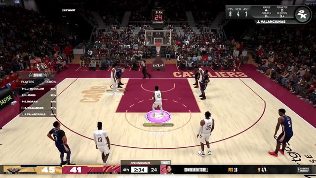 NBA 2K24 Showdown Cavaliers vs Pelicans PS4 смотреть онлайн
