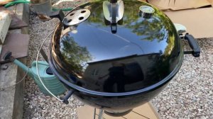 Угольный гриль Weber Master-Touch GBS E-5750. Первые впечатления. #Weber5750 #Weber # ГРИЛЬ #мясо