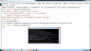 MYSQL.connector INSTALLATION in Python