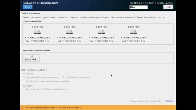ClearOS Configuring RAID in a manual install смотреть онлайн