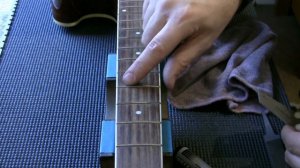 Ibanez Talman TCM 50 semi acoustic fret level and nut swap...