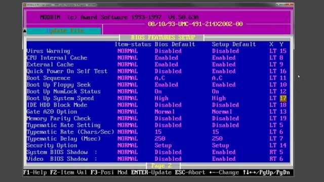 Bios Modding Tutorial for 386, 486 and Pentium PCs. Unlock hidden options in Award and AMI BIOS! смотреть онлайн