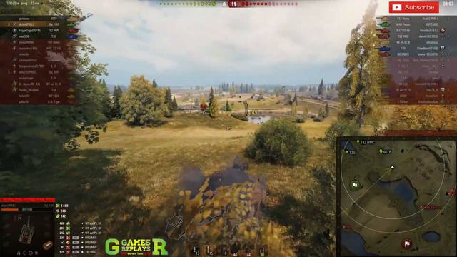 World of Tanks Object 140 Replay - 10 Kills 8.1K DMG(Patch 1.6.1) смотреть онлайн