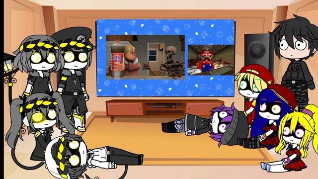 Muder drones react to SMG4 Mario react to spooky meme *ft."Ghost" (remake) смотреть онлайн