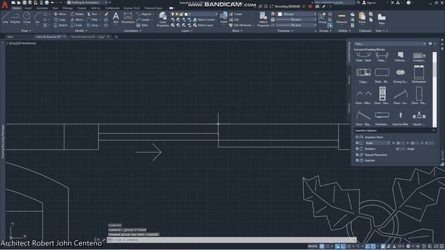 Basic AutoCAD Tutorial: Creating & Editing Your 1st Floor Plan - Part 3 смотреть онлайн