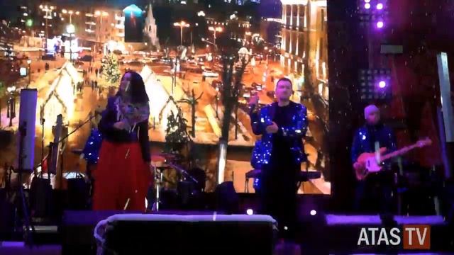 DANCE BOMB, А снег идет (кавер), Тверская ул., Москва, АТАС ТВ смотреть онлайн