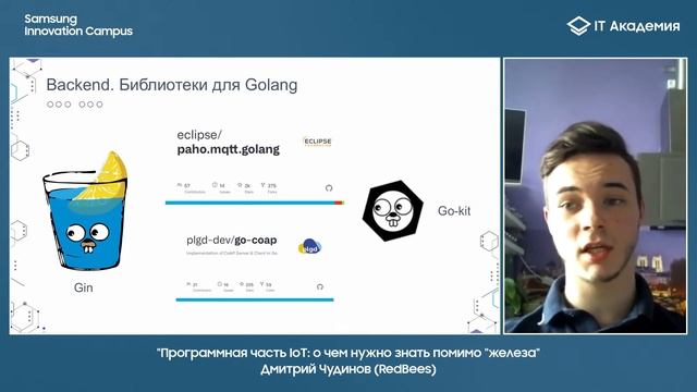 04. "Программная часть IoT: о чем нужно знать помимо "железа", Дмитрий Чудинов (RedBees) смотреть онлайн
