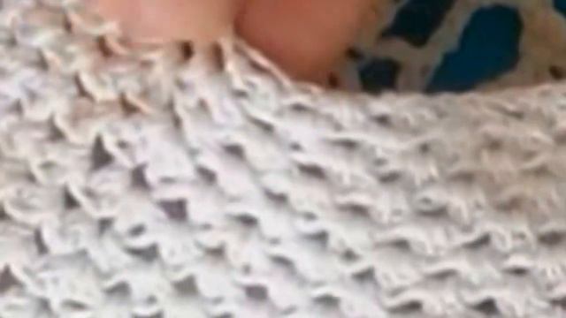 Ажурное платье для малышки "Ракушки". Крючок №2. Хлопок. смотреть онлайн