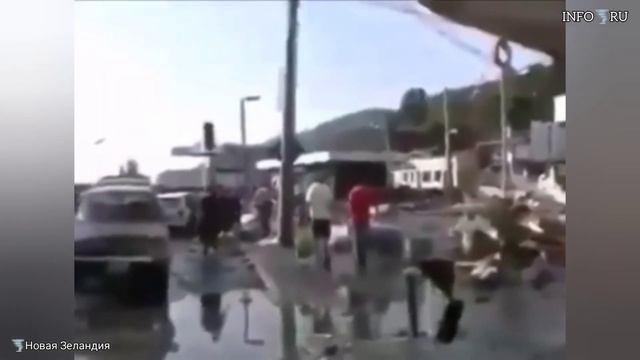 (8,1) Землетрясение в Новой Зеландии. Момент цунами #16