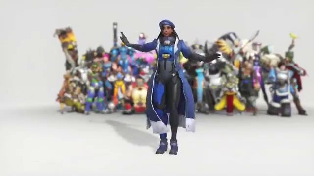 Герои overwatch танцуют под песню Joahna (отрывок) смотреть онлайн