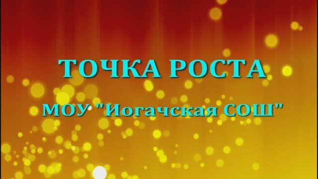 ТОЧКА РОСТА работа по секциям МОУ "Иогачская СОШ" смотреть онлайн