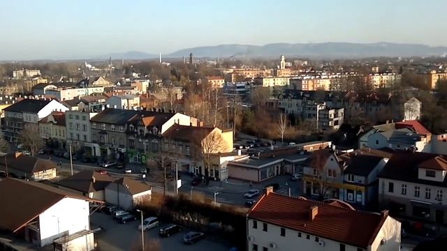 Czechowice-Dziedzice - Panorama centrum z wieży kolejowej смотреть онлайн