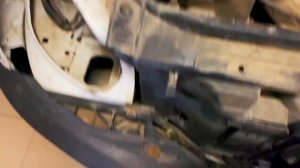 Как снять фару и бампер Пежо 206