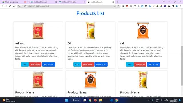 JAVASCRIPT||CLASS-7||STATIC CARD||DYNAMIC CARD TASK||FOR LOOP смотреть онлайн