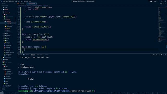 Web Framework (Part 2) - Finished parsing the app shell смотреть онлайн