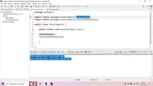 What is static import in Java | Java for Selenium | Core Java for beginners | Malayalam | #12 смотреть онлайн