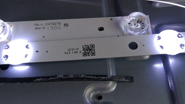 Ремонт подсветки Leff 43F110T. CV512H-U42 уменьшить ток подсветки. Ремонт телевизора. смотреть онлайн