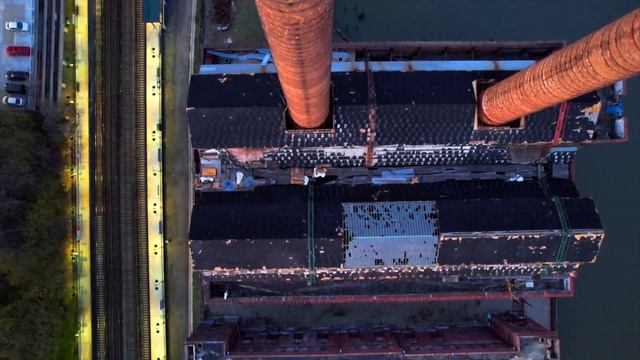 Yonkers Abandoned Coal Power Plant - DJI Air 2s Drone смотреть онлайн