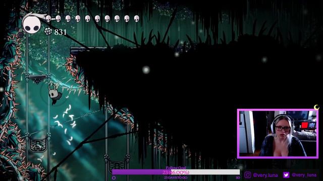 Luna Plays Hollow Knight pt 11- Bad Ending?!? смотреть онлайн