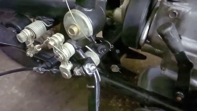 Троси скутера на мотоцикл МТ-10. смотреть онлайн