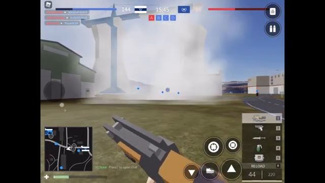 Playing Poly Battle(Roblox) смотреть онлайн
