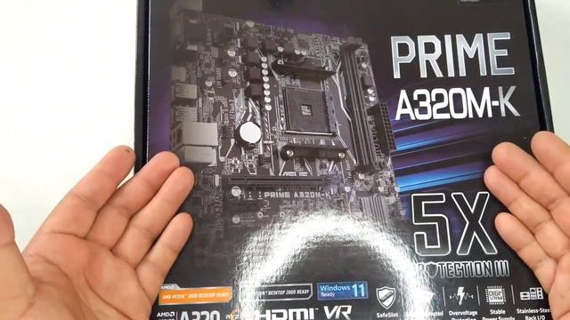 Unboxing : RYZEN 7 5700g / ASUS PRIME A320M-K
