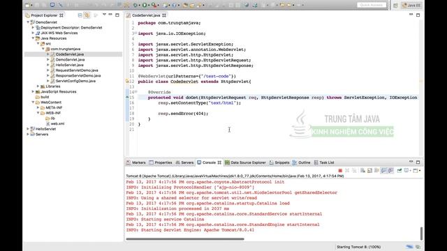 Java Servlet 09 - HTTP Response Code trong Java Servlet смотреть онлайн
