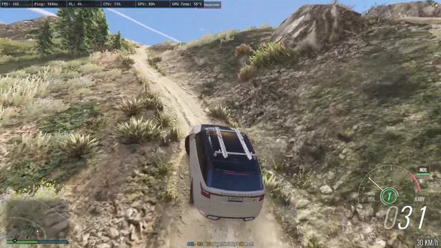 GTA V Car Review 2020 Range Rover Sport SVR vs Mount Chiliad смотреть онлайн