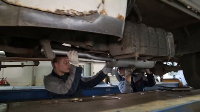 Установка Глушителя мак 3302 глушитель + резонатор на автомобиль Газель смотреть онлайн
