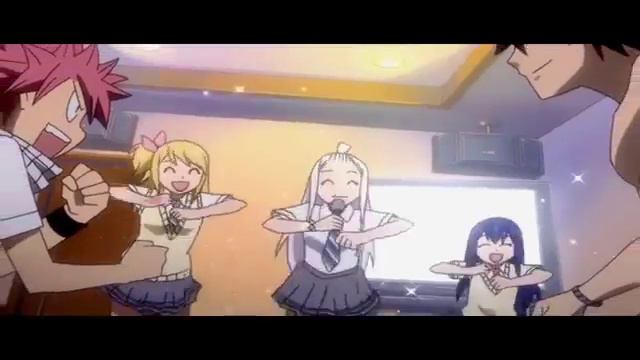 💝Хвост феи-Нацу и Люси.[Аниме клип] смотреть онлайн